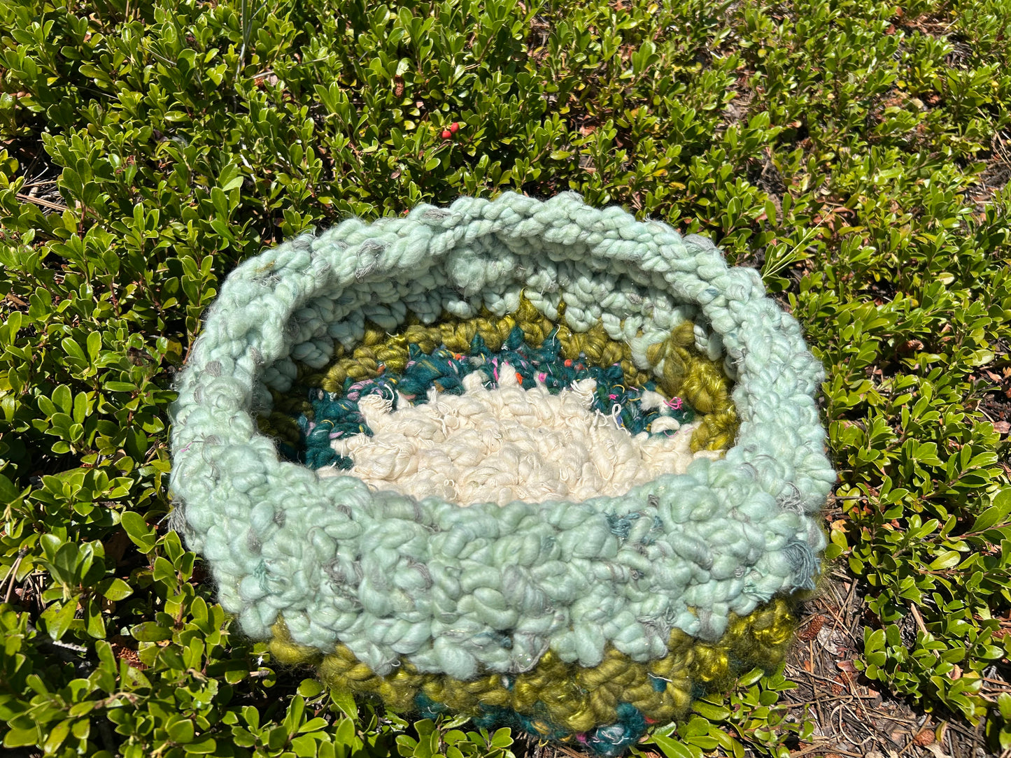 Mossy Green Basket