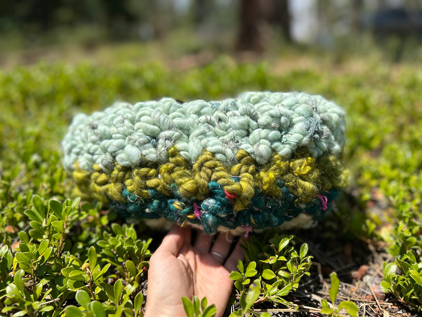 Mossy Green Basket