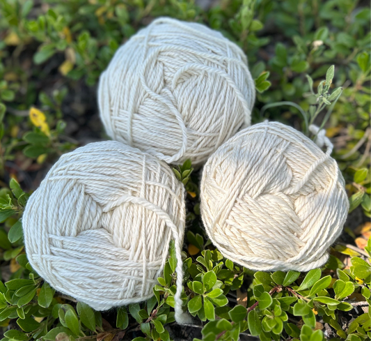 3 ply undyed Rambouillet