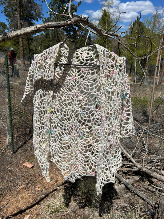 Crochet Lace shawl—Fairy Dust