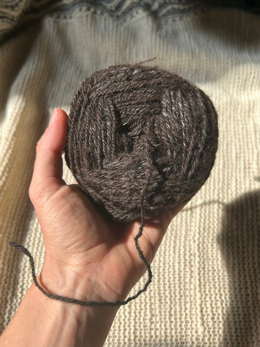 Silky Jack's Dark Chocolate Alpaca-3 ply